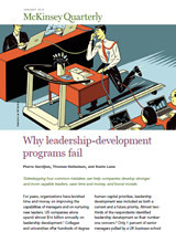 Why leadership-development programs fail